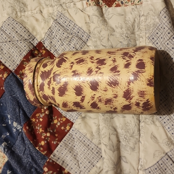 Handmade Vintage Red Riding Hood Glass Jar Bank - Picture 2 of 4